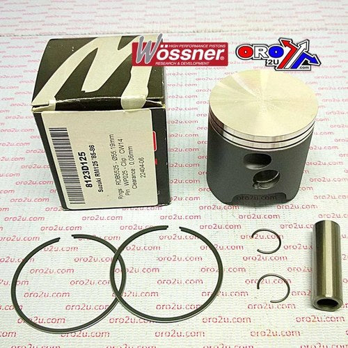 Wossner 55.5mm Piston Kit Suzuki RM125 1985-1986