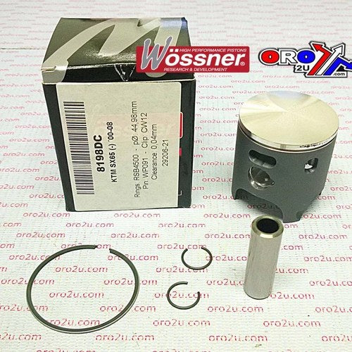 Wossner 45mm Piston Kit C, KTM SX65 2000-2008