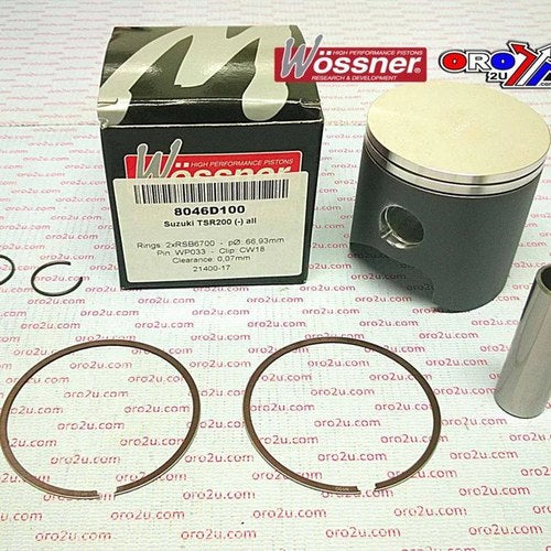Wossner 67mm Piston Kit Suzuki TS200R All