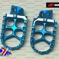 Scar Blue Aluminium Foot Pegs Kawasaki KX85 01-23, KX100 01-21, KX112 22