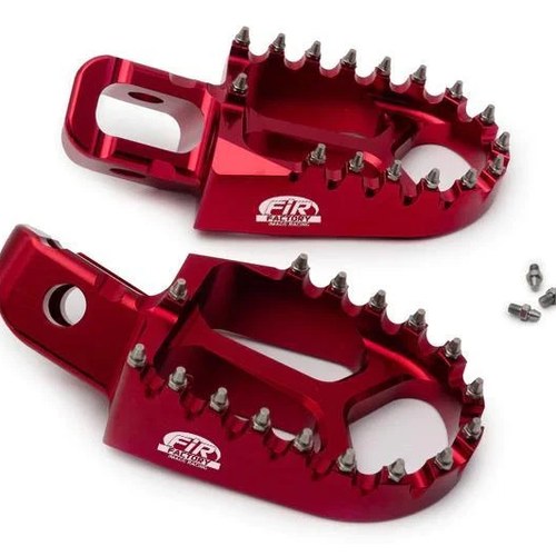 Fir Red Alloy Foot Pegs Beta RR250-480 2020-2024