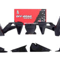 R-TECH Black Plastic KIT/6 Husqvarna TC125/250 2019-2022, TX300 2019-2022