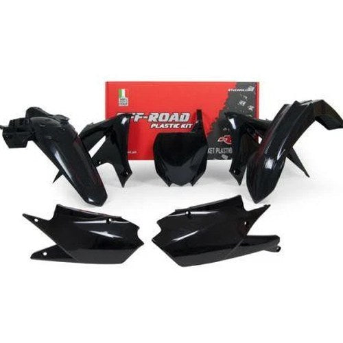 R-TECH Black Plastic KIT/5 Yamaha YZ450F 2018-2022, YZ450FX 2019-2023
