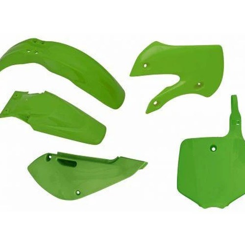 R-TECH Green Plastic KIT/5 Kawasaki KX65 2001-2024, Suzuki RM65 2003-2008