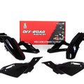 R-TECH Black Plastic KIT/4 Husqvarna CR125 2009-2013, WR125 2009-2013