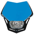 R-TECH BLUE/BLACK V-FACE Universal Headlight