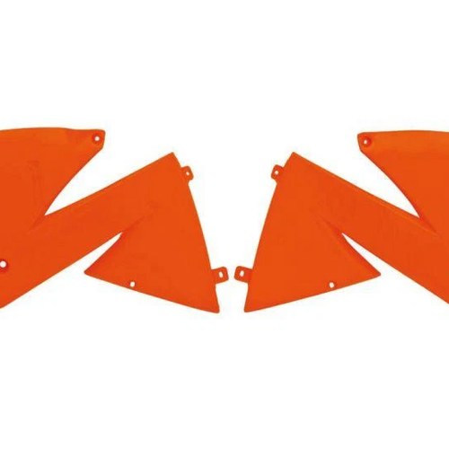 R-TECH Orange Radiator Scoops KTM 125-520 Exc 2001-2002