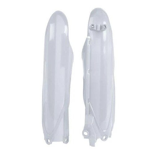 R-TECH White Lower Fork Guards Yamaha WR250F 20-22, WR450F 19-22