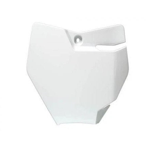 R-TECH White Front Plate KTM SX65 2016-2023, Gas MC65 2021-2023