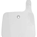 R-TECH White Front Plate Kawasaki KX65 00-24, KLX110 02-09, Suzuki RM65 03-05