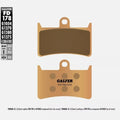 Galfer Brake Pads Front Sintered FD178G1370 (EBC FA252 or FA380)