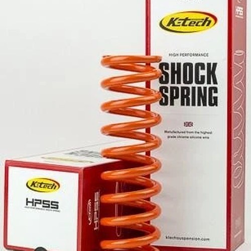 K-TECH Shock Absorber Spring, 30N (47x220) Orange, 47-220-30