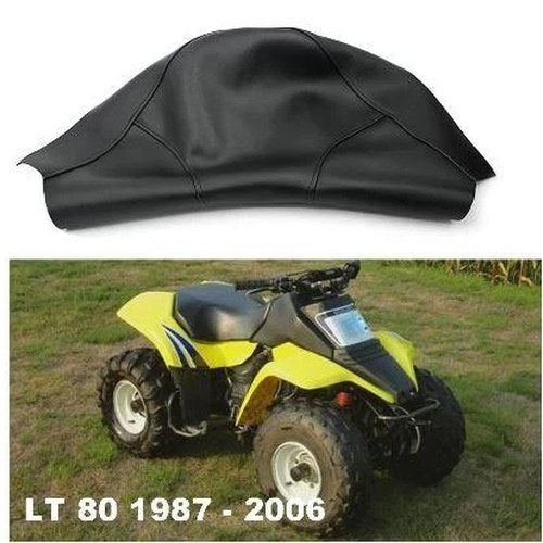 Smooth Black Seat Cover Suzuki LT80 1987-2006