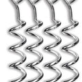 4 Pcs Ground Screw Anchor, Tent Peg / Heavy Duty Floor Fixing
