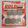 Brake Pads Front For Isr Caliper 22-042 (6 Piston Racing)
