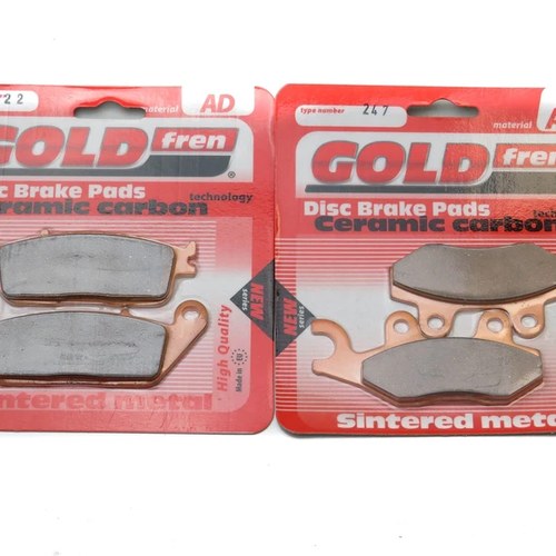 Brake Pads Front & Rear For Triumph Bonneville T100 Black 865 A/C 2014-2016