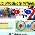 21x1.60 cc Front Wheel Silver Rim, Gold Hub Yamaha