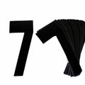 Black 8"/20cm 7. PACK/25