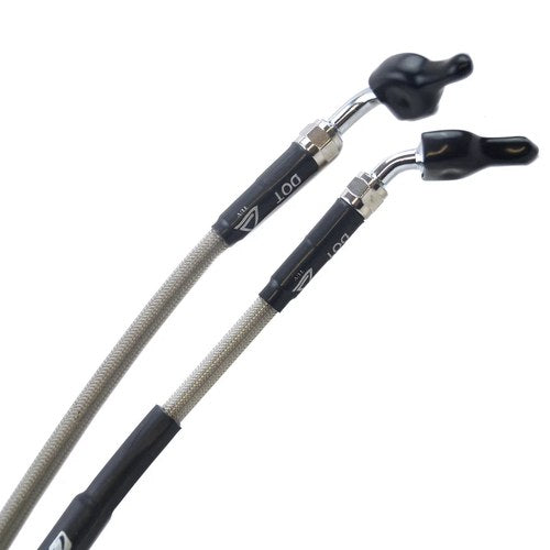 Venhill Rear Brake Hose SILVER/BLK Husqvarna WR250 2000-2012, WR300 2009-2012
