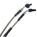 Venhill Rear Brake Hose SILVER/BLK Husqvarna WR250 2000-2012, WR300 2009-2012