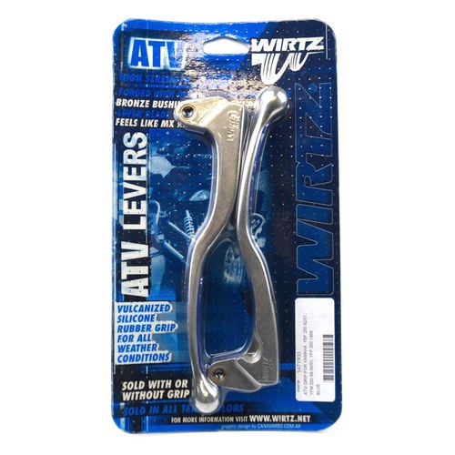 Wirtz Blue Grip Lever Set Yamaha YFB250 92-01, YFM250 Bear Tracker 89-01