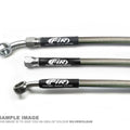 Fir Front Brake Hose SILVER/BLK, KTM/HUSQ/HUSA/GAS 125 540cc