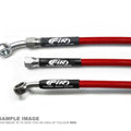Fir Front Brake Hose RED/BLACK, Honda CR80 1998-1999