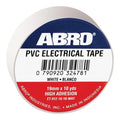 White Pvc Electrical Insulation Tape 19mm x 10 yards