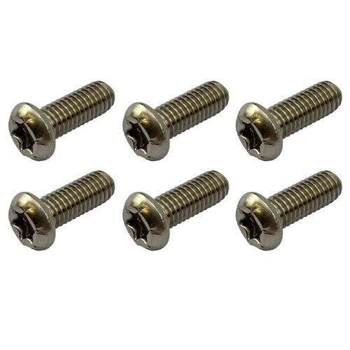 HD Torx Head Stainless Steel Disc Bolt M6 x 16mm, Pk6