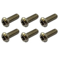 HD Torx Head Stainless Steel Disc Bolt M6 x 16mm, Pk6