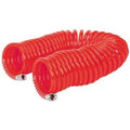 10M Coiled Air Line Hose, 6mm Bore, 1/4"BSP Female