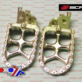 Scar Billet Alloy Foot Pegs Honda CRF250R/X 2004-2018, CRF250L/M 2012-2018