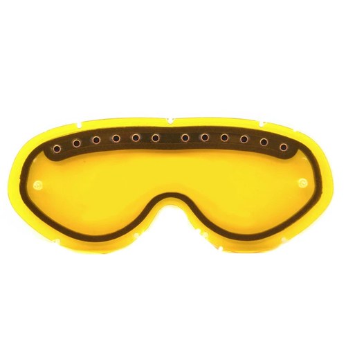 Hybrid Tear Off Yellow Vented Lens, Anti Fog, Anti Scratch