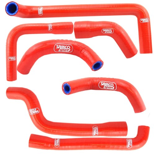 Samco Red 7 Piece Hose Kit Gas EC/XC 200-300 2014-2017