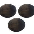 Cemoto Black Oval Number Plates, PACK-3 (CLASSIC/RETRO)