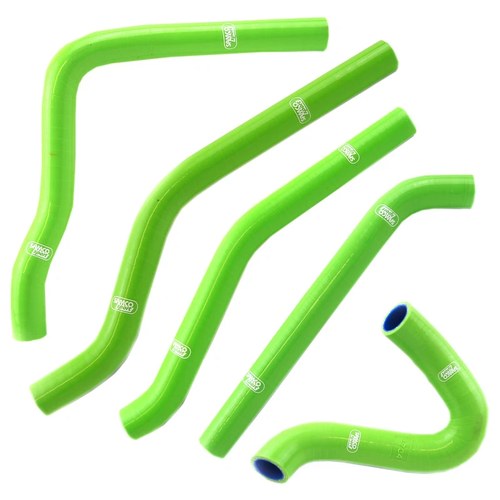 Samco Green 5 Piece Hose Kit Kawasaki KX250 1990-1991