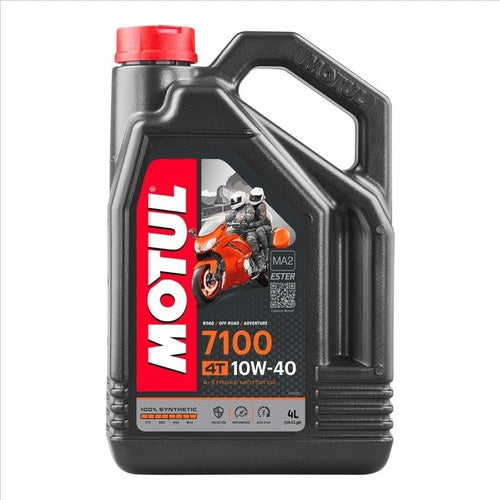 Motul 7100 10W40 4T 4 Litre, 100% Synthetic