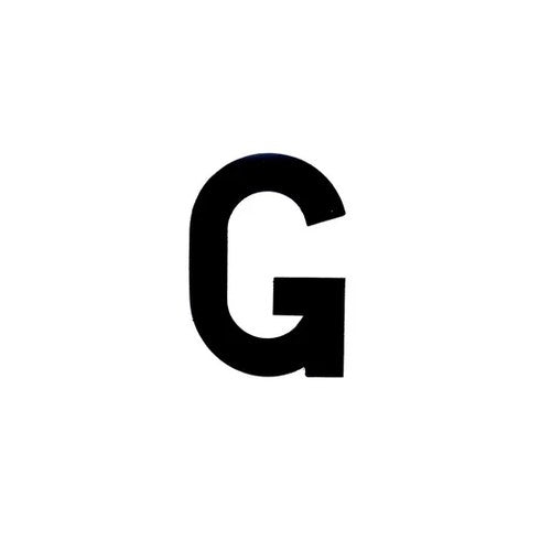 Number Plate Digits G Each