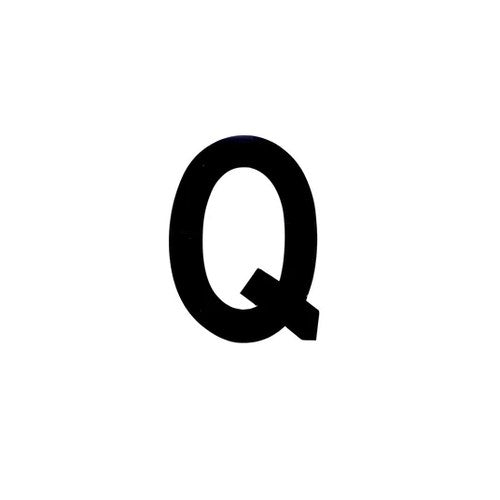 Number Plate Digits Q Each