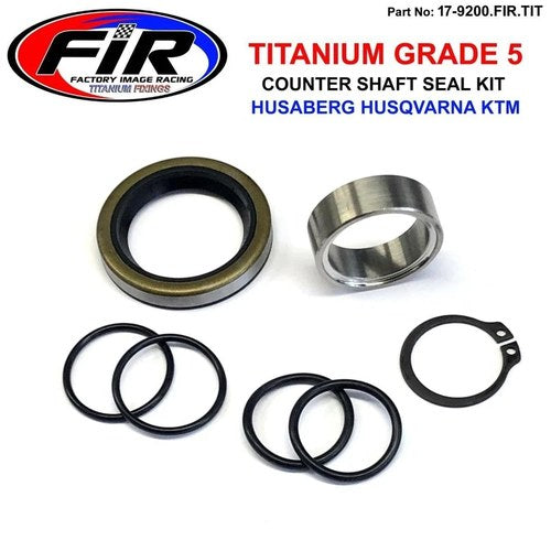 Titanium Counter Shaft Seal Kit Husqvarna TE 125 15-25, 150 24-25, 250/300 17-25