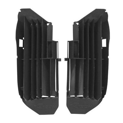 R-TECH Black Oversize Rad Louvers Yamaha YZ450F 2023-2025, YZ450FX 2024-2025