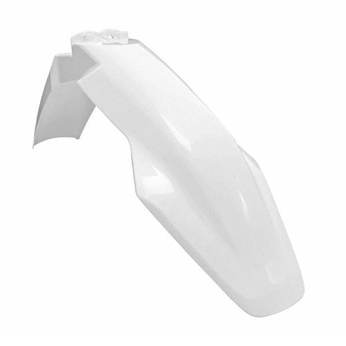 R-TECH White Front Fender Husqvarna FE250-501 2024-2025, FS450 2023-2024