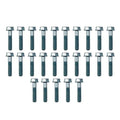 M6 x 30mm Flange Bolt, Pack OF 25, 10mm Hex