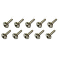 BMW Stainless Steel Shell Screws M5X25, Pack 10, 46638534939