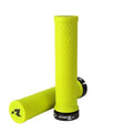 R-TECH Bike Bicycle Lock ON Grips - Neon Yellow