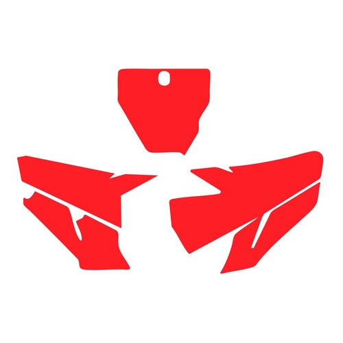 Blackbird Red Number Board Backgrounds Husqvarna TC/FC 2023-2024
