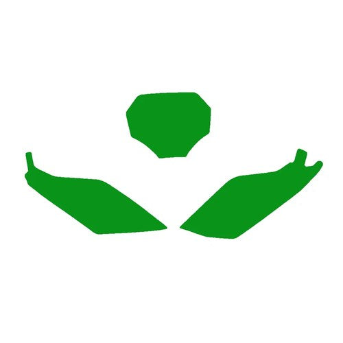 Blackbird Green Number Board Backgrounds Yamaha YZ-F 250 24-25, 450 23-25