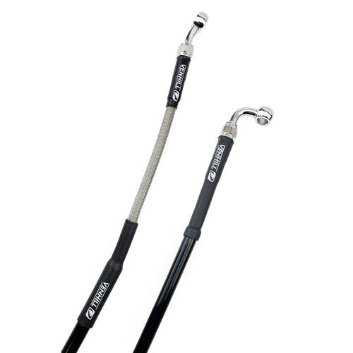 Venhill Rear Brake Hose SILVER/BLACK KTM SX65 2023-2024