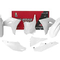 R-TECH White Plastic KIT/5 Kawasaki KX250/X 2025, KX450 2024-2025