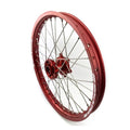 SM Pro 21x1.60 Front Wheel, Gloss Red Rim + Hub, Nickle Nipples
